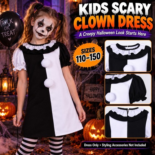 Kids scary clown costume - scary, dress