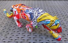 Bright Coloured Resin Tiger