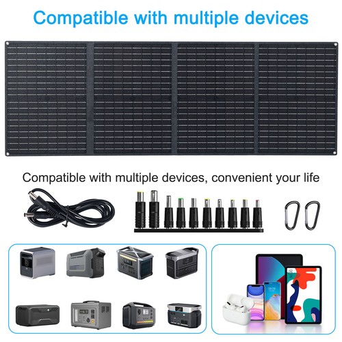 Foldable 60w portable solar - 60w,
