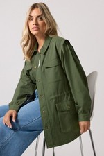 Yours Curve Women's Plus Size Carpenter Jacket