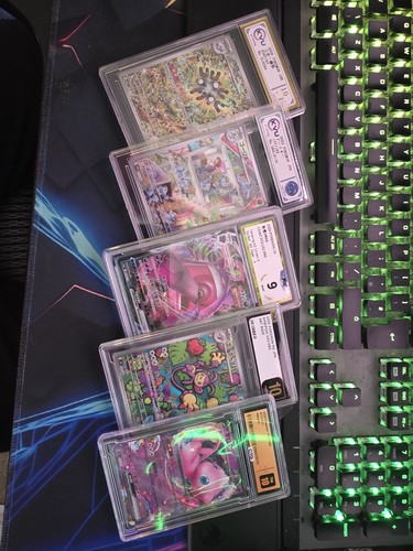 Pokemon graded slab lot - x5,
