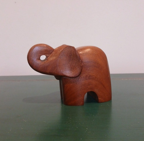 Vintage teak hand carved - vintage, hand-carved
