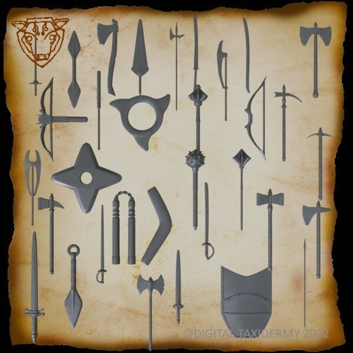 Medieval weapons 1 12 - weapons, 1/12