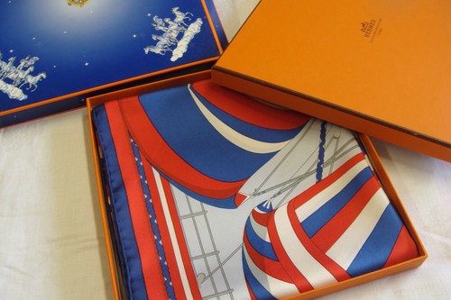Hermes silk scarf spinnakers - silk, scarf,