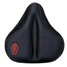Bike Seat Cover Cushion Padded Bicycle Gel Saddle Extra Comfort Spin Exercise