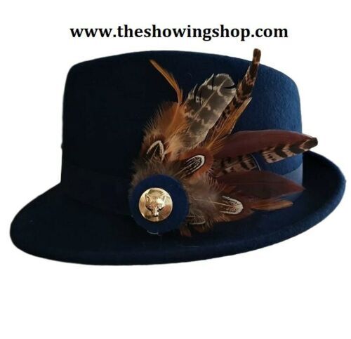Navy wool feather lead - navy,