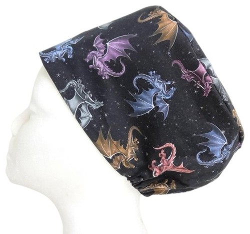 Fire fury dragons scrub cap - dragons,