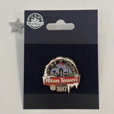 Alton Towers 2017 Winter Pin Badge