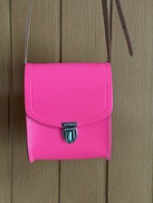 Cambridge Satchel Co. Bright Pink Binocular Bag In  New Condition