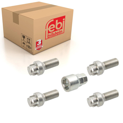 Locking wheel nut bolt kit - locking,