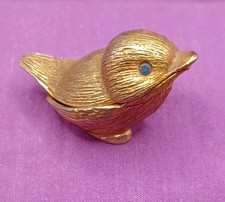 Vintage Gold Tone Bird Jewelry