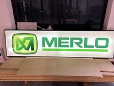 Merlo Sign 8ft x 2ft Lights Up