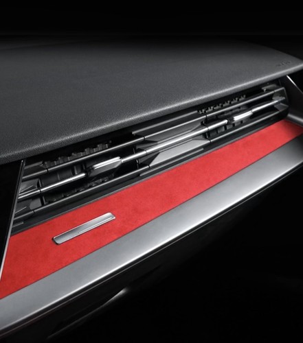Alcantara dashboard panel trim - alcantara,