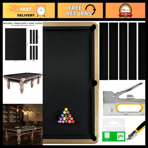 Billiard cloth pool table - table, felt