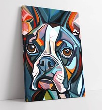 BOSTON TERRIER DOG PICASSO