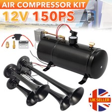 12V 4 Trumpet Train Horn Kit