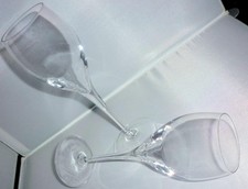 2 LAURENT PERRIER BRANDED COCKTAIL CHAMPAGNE PROSSECO WINE GLASS FLUTE GLASSES
