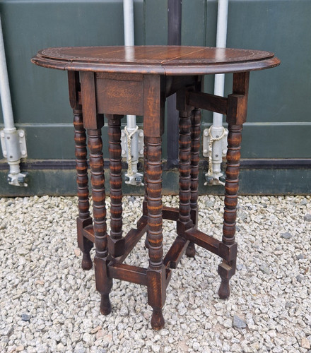 Vintage oak gateleg drop - gateleg, leaf