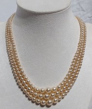 Vintage 3 Row Chocker Necklace
