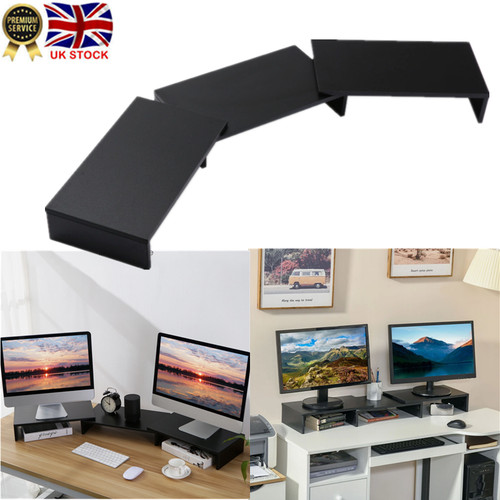 Dual monitor stand shelves - dual,