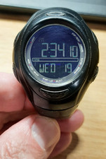 Oakley D1 Digital Watch, Black, Vintage 90s, Working, Rare Collector's Item.