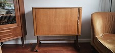 Retro Tv Tambour Door Teak