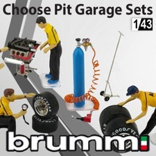 Brumm Ferrari Pit Garage