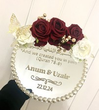 Personalised Mirror Ring Plate