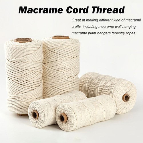 Beige macrame rope natural - beige,