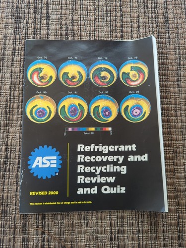 Ase refrigerant recovery - refrigerant, &