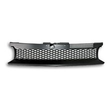 Fits for VW Golf MK4 Badgeless Debadged Mesh Front Grill Black w/o Emblem 97-06