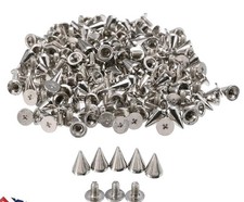 50 Punk Cone Spikes Screwback