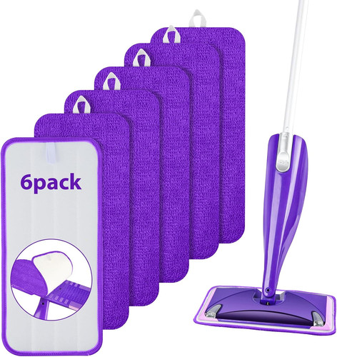 Uraqt reusable mop refill pads - mop,
