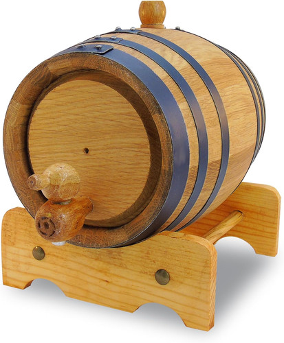 Charred oak aging barrel - 2l,