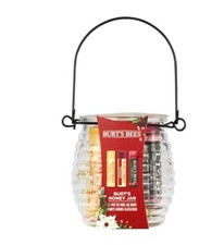 Burts Bees Glass Honey pot & 3