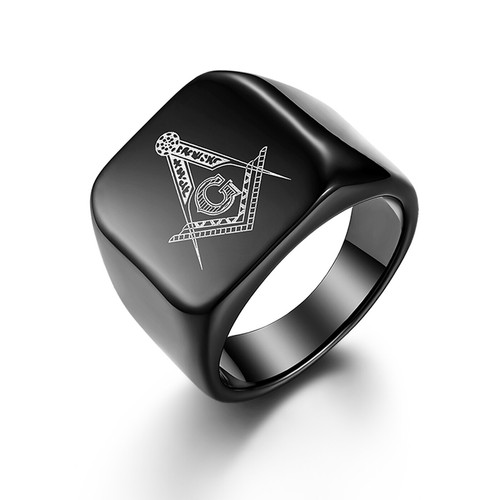 Men black polished - polished, stainless