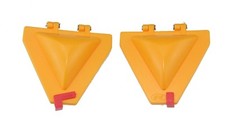2 x TRIANGLE HINGED MOULD