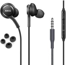 Samsung AKG EO-IG955 Earbuds Headphones Earphones Earbud Mic BLACK 3.5mm NEW
