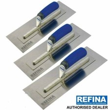 REFINA SUPERFLEX2 Stainless Plasterers Plastering Finishing Trowel Sizes 14"-18"