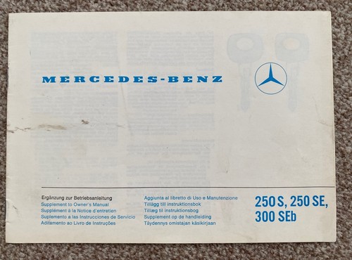 Mercedes benz w108 w109 - mercedes,