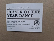 CELTIC MEMORABILIA - 1980s