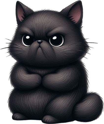 Funny grumpy kitten cat wall - funny,