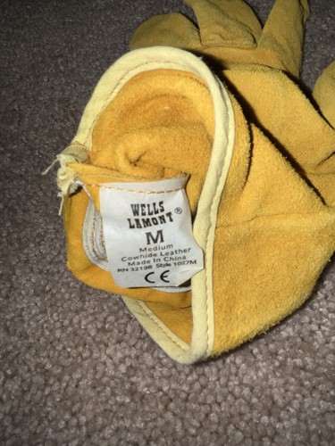 Wells lamont vintage yellow - lamont,