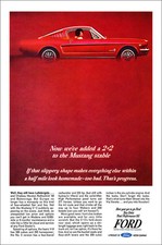 13x19 1965 Ford Mustang 2+2