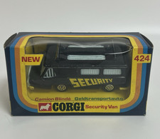 Vintage Corgi 424 Security Van