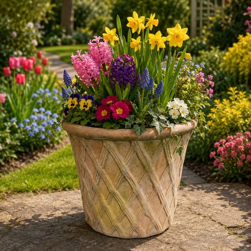 Vintage terracotta pot - vintage,