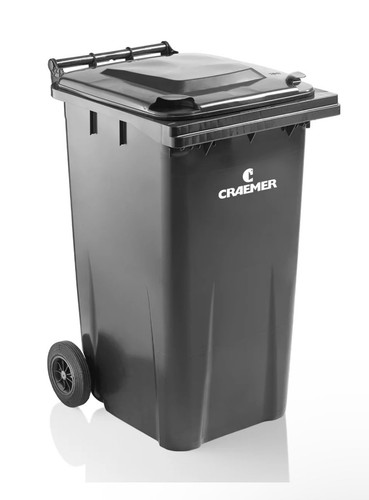 Craemer 240l black - wheelie, bin