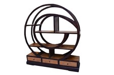 Teak Bookcase with 3 Bicolor