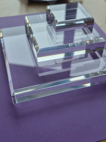 Acrylic display plinth - display, various