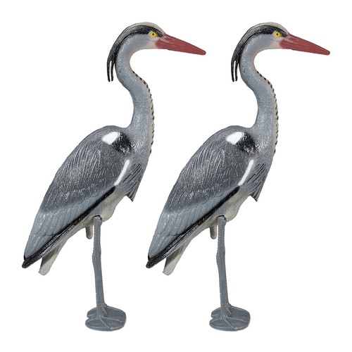 Heron statue garden - heron,